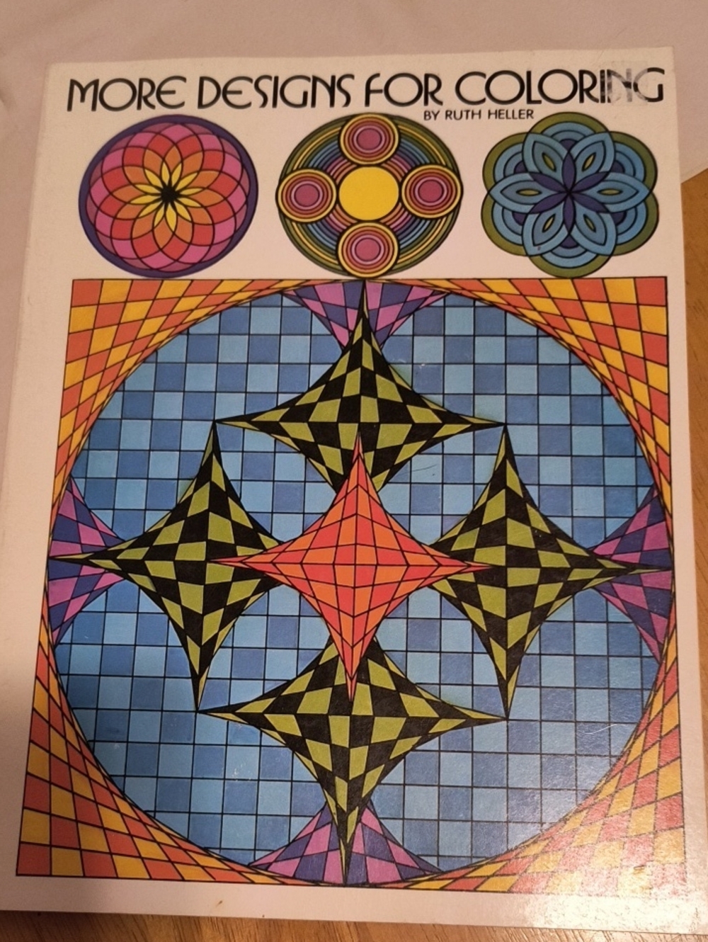 Vintage More Designs for Coloring by Ruth Heller -  Softcover B5